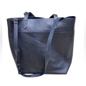 Madewell Medium Transport Crossbody Tote Black